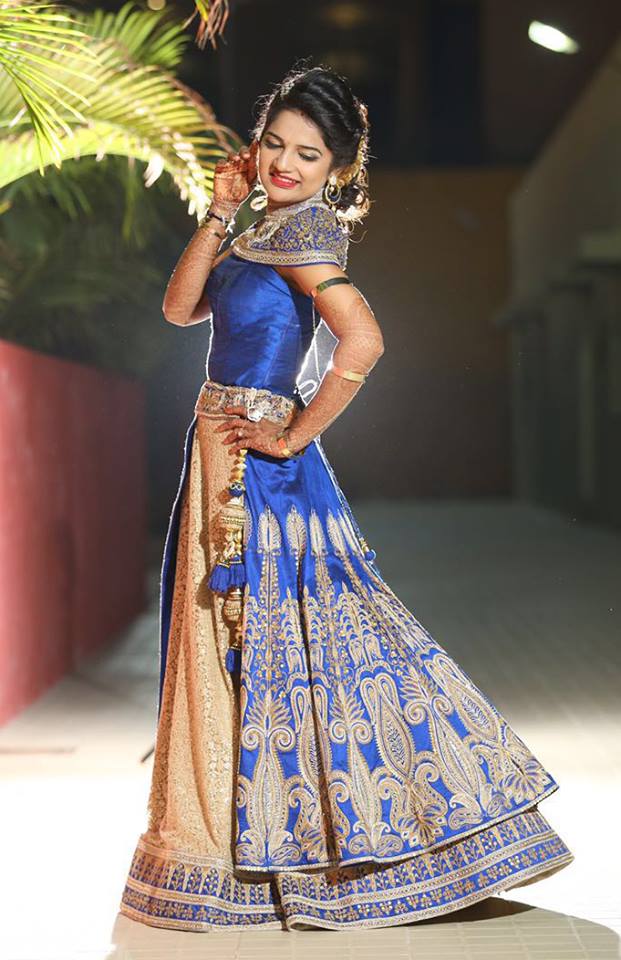 trendy Bridal Gown - saree.com
