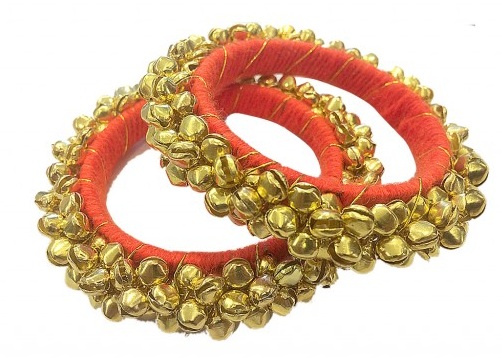 Right Jewelry and Accessories-golden-and-orange-bangle