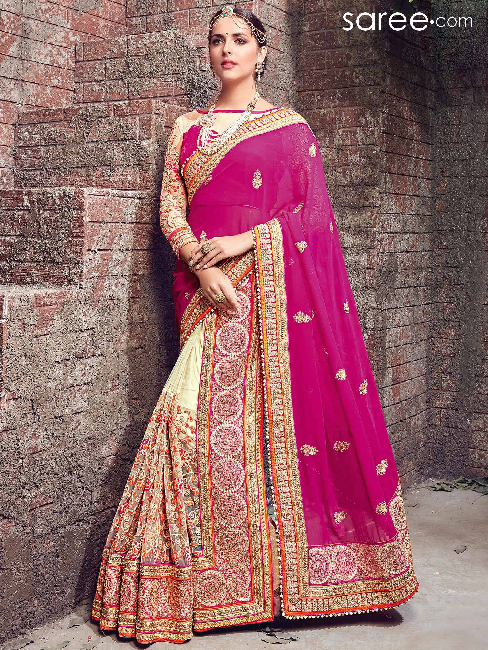 Classic appeal of a saree and the majestic grandeur of lehenga