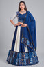 Multi Colored Rayon Printed Lehenga