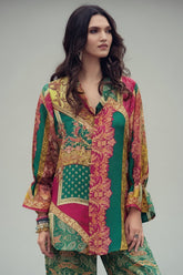 Muslin Digital Printed Patchwork Co-ord Set