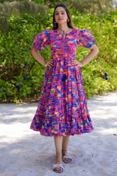 Multi Colored Rayon Digital Printed Kurti