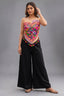 Multicolor Cotton Kutchi Embroidered Bandana Top