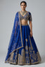 Blue Silk Cutdana and Sequin Worked Lehenga