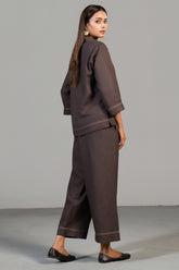Chic Brown Linen Co-Ord Set for women everyday luxury fashion