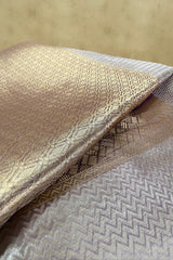 Golden Kanchipuram Tissue Silk Woven Saree
