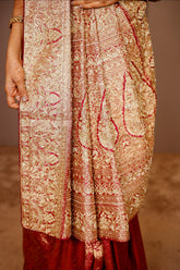 Magenta Kanchipuram Silk Traditional All Over Woven Saree with Handworked Border and Pallu - magenta silk saree