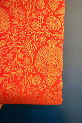 Rust Orange Kanchipuram Tissue Silk Traditional Woven Saree with Pink Hightlight - orange silk saree