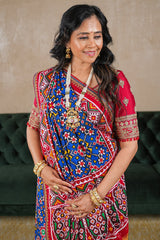 Blue Silk Traditional Patola Saree