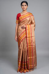 Golden Tissue Silk Saree