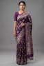 Purple Art Silk Woven Patola Saree - purple silk saree patola