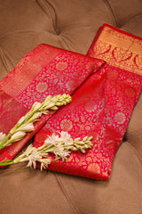 Pink Traditional Woven Kanchipuram Saree