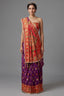 Purple Silk Woven Patola Saree with Handwork Pallu and Border - purple silk saree patola