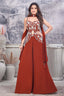 Maroon Crepe Silk Sequinned Slit Cut Palazzo Suit - maroon silk saree