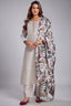 Light Grey Linen Straight Cut Kurta Set