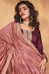 Art Silk Straight Cut Suit