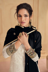 Georgette Thread Embroidered Anarkali Suit