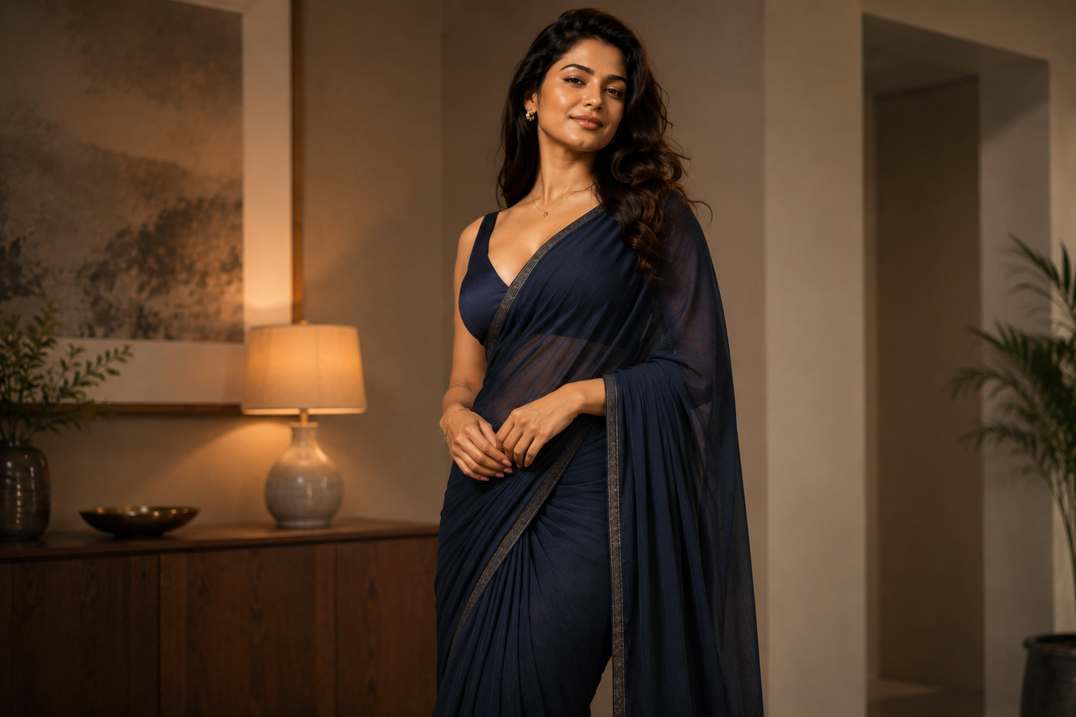 6 Saree Secrets to Look Slim Without Actually Losing Weight