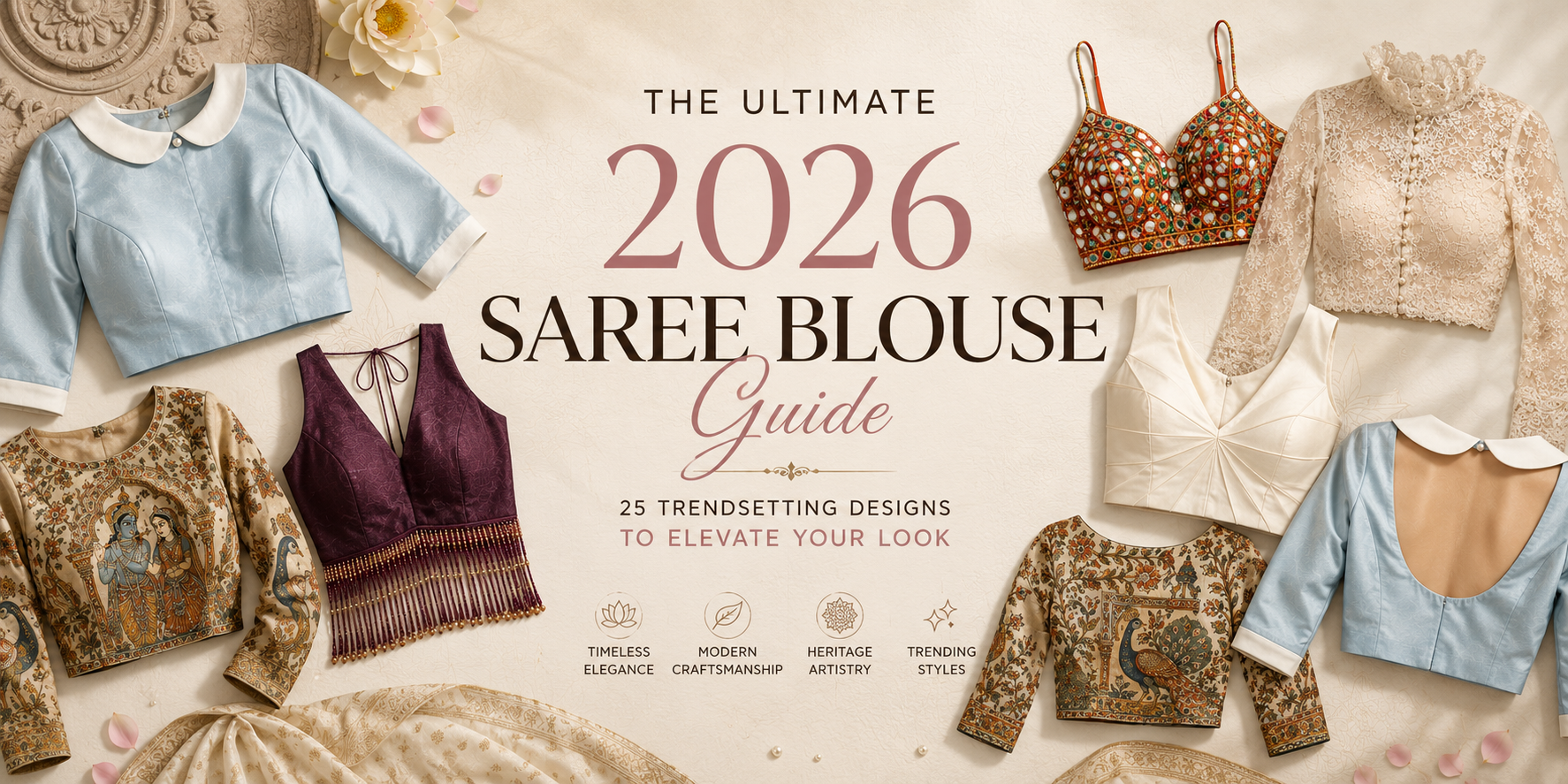 The Ultimate 2026 Saree Blouse Guide: 25 Trendsetting Designs