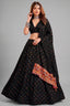 Black Rayon Chaniya Choli with Kachchi Mirror Work