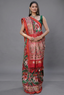 Green Silk Traditional Patola Saree with Beaded Work - green silk saree patola
