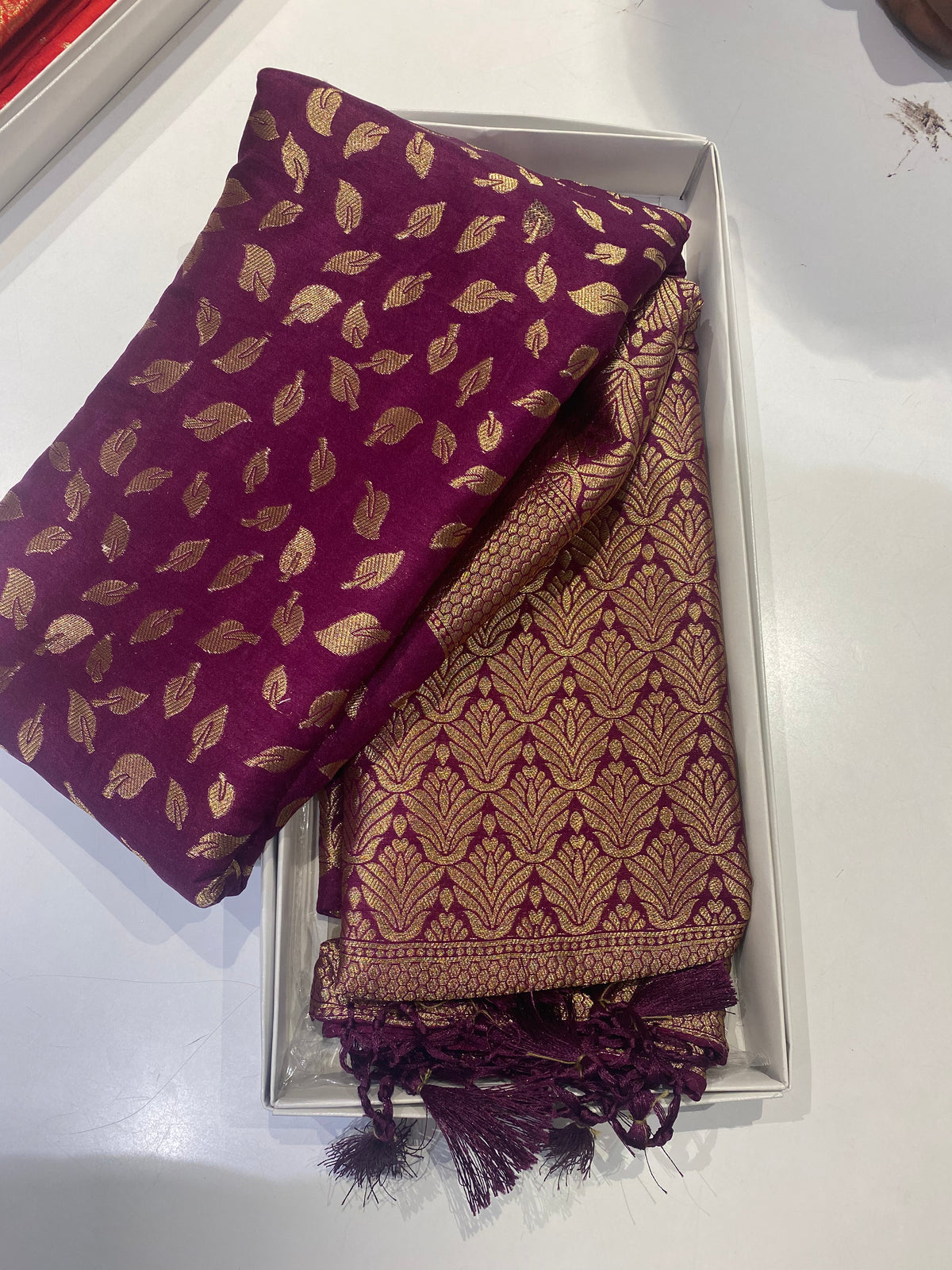 PURPLE SAREE - I3006AN1SA44Q70292