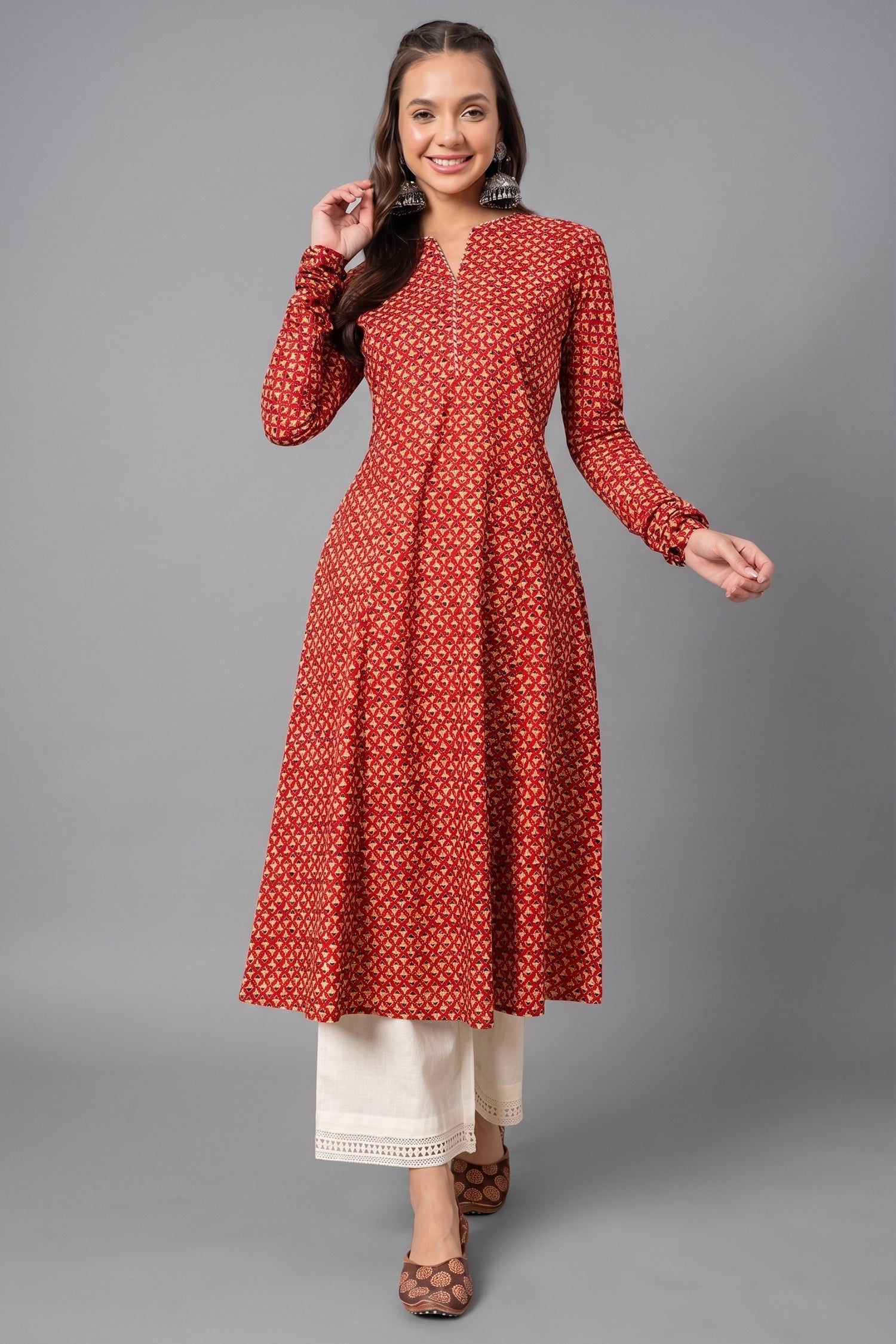 Cotton Printed Kurti - cotton saree