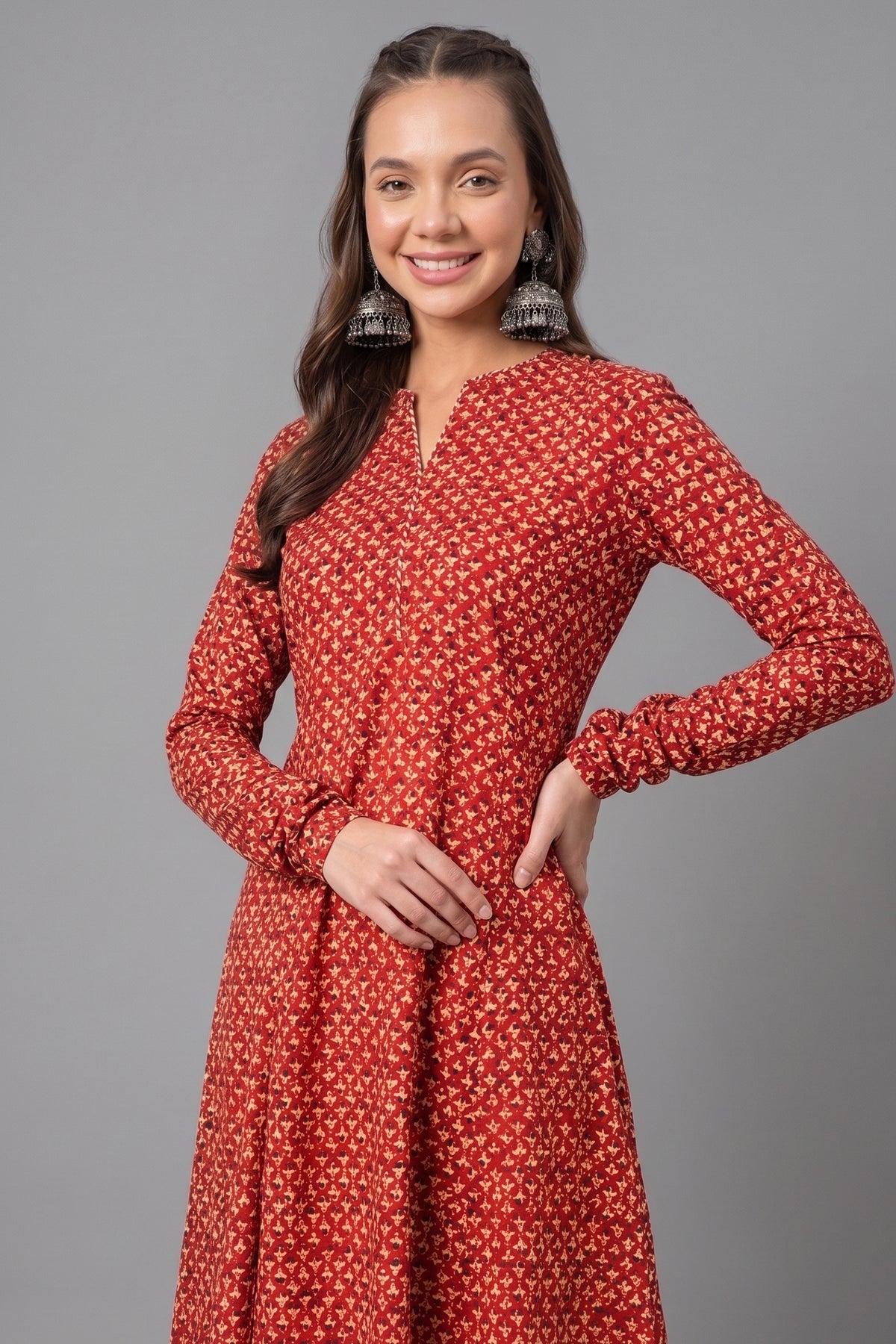 Cotton Printed Kurti - cotton saree
