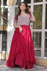 Georgette Embroidered Kurti