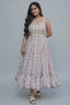 Cream Rayon Digital Printed Kurti - cream rayon saree