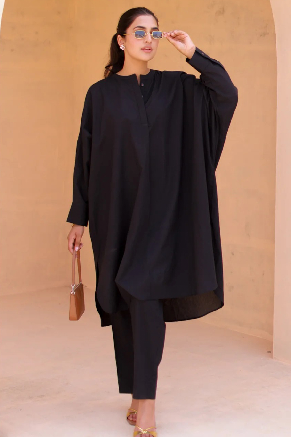Onyx Night Long-Sleeve Pure Cotton Co-ord Set