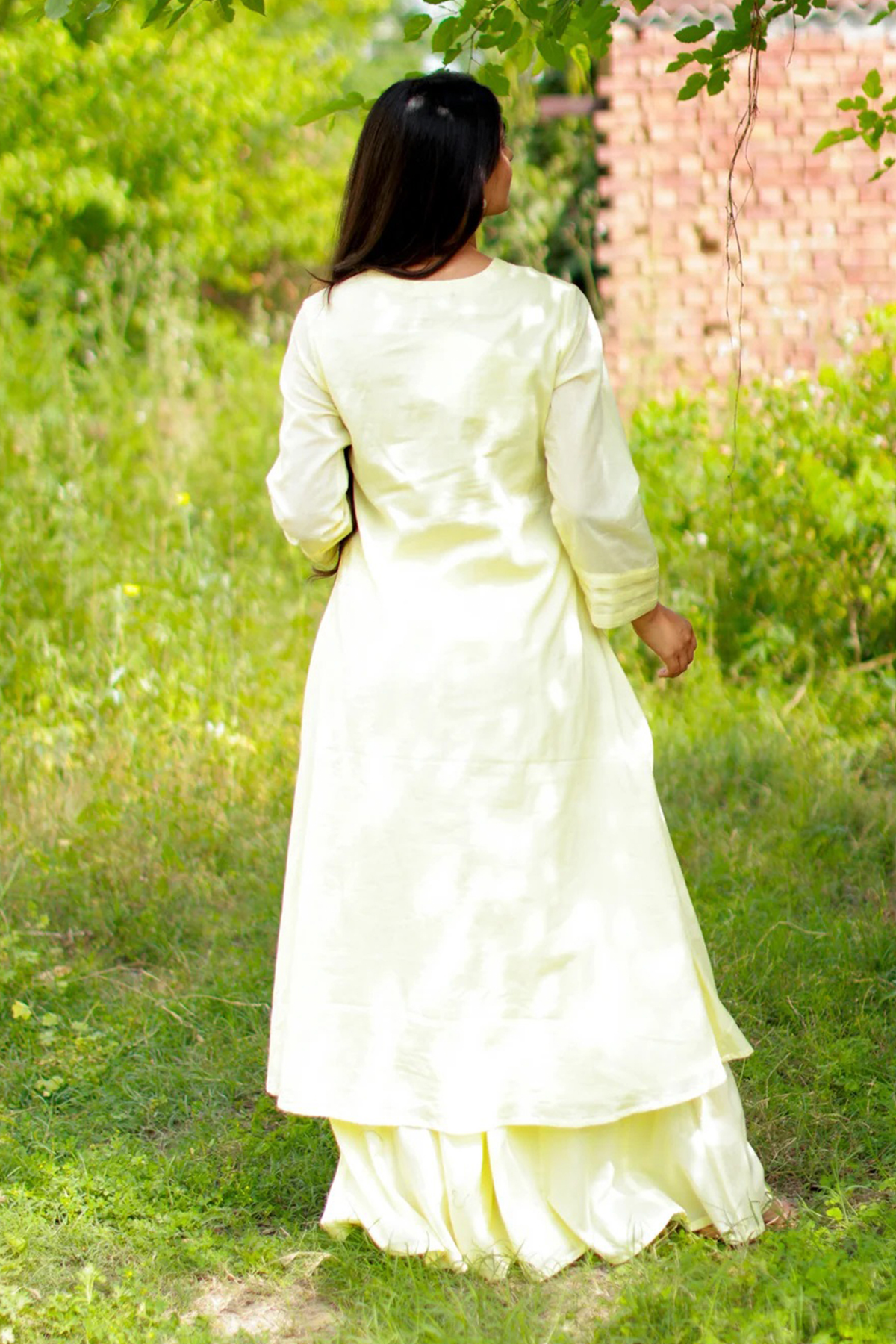 Serene Off White Tunic and Pant Set