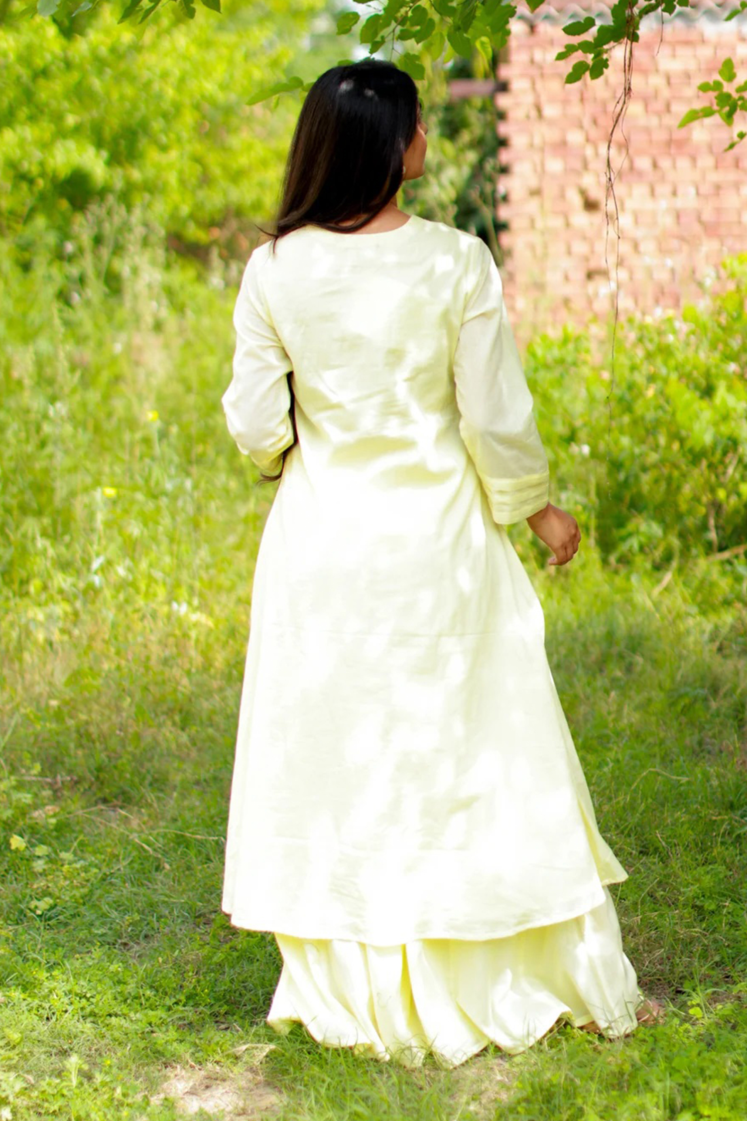 Serene Off White Tunic and Pant Set