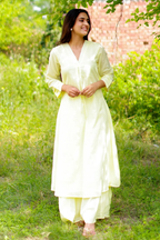 Serene Off White Tunic and Pant Set