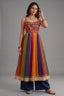 Multicolor Georgette Kutchi Mirror Work KurtI