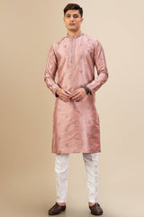 Art Silk Sequin Embroidered Kurta Pajama