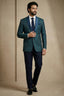Rama Blue Jacquard 2 Piece Suit