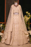 Pearl White Raw Silk Embellished Beads and Cutdana Worked lehenga - white silk saree
