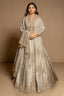 Sage Green Organza Zardosi and Embroidered Worked Lehenga - red organza saree embroidered