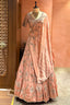 Pink Satin Silk Embroidered Designer Lehenga - red silk saree embroidered