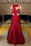 Glamorous Maroon Embellished Fishcut Lehenga Set - maroon saree