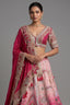 Pink Ombre Tissue Silk Designer Lehenga
