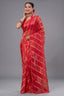 Pink Organza Tissue Saree with Weaving - pink organza saree