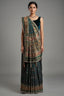 Green Silk Traditional Woven Patola Saree with Cutdana and Beads Work - green silk saree patola