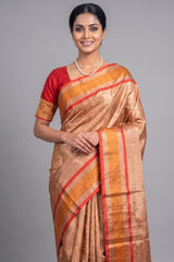 Golden Tissue Silk Saree