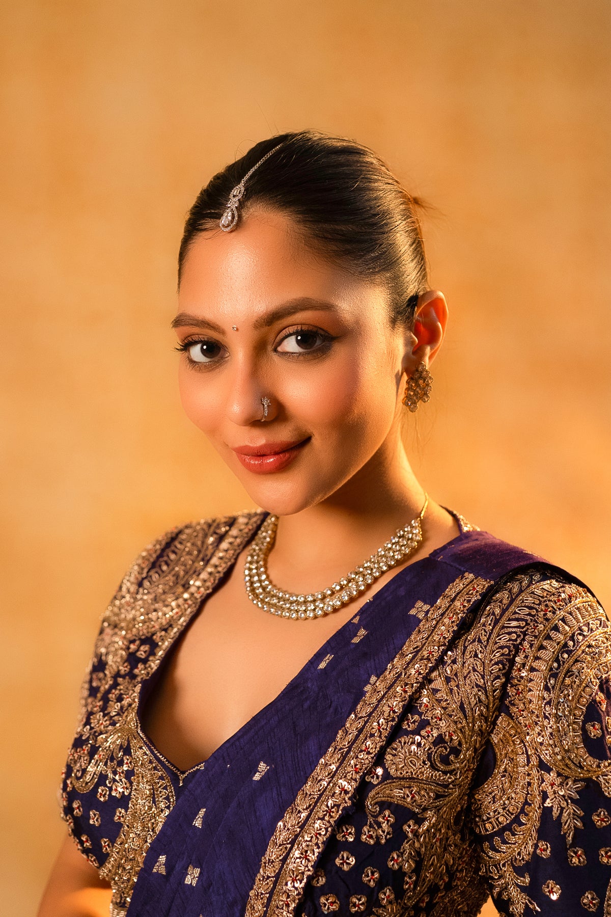 Imperial Plum Purple Raw Silk Pleated Ready to Wear Woven Saree with Designer Readymade Blouse - purple silk saree