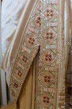 Golden Tissue Saree with Designer Pallu