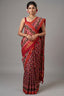 Maroon Art Silk Traditional Woven Patola Saree