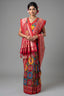 Multi Colored Art Silk Patola Woven Saree