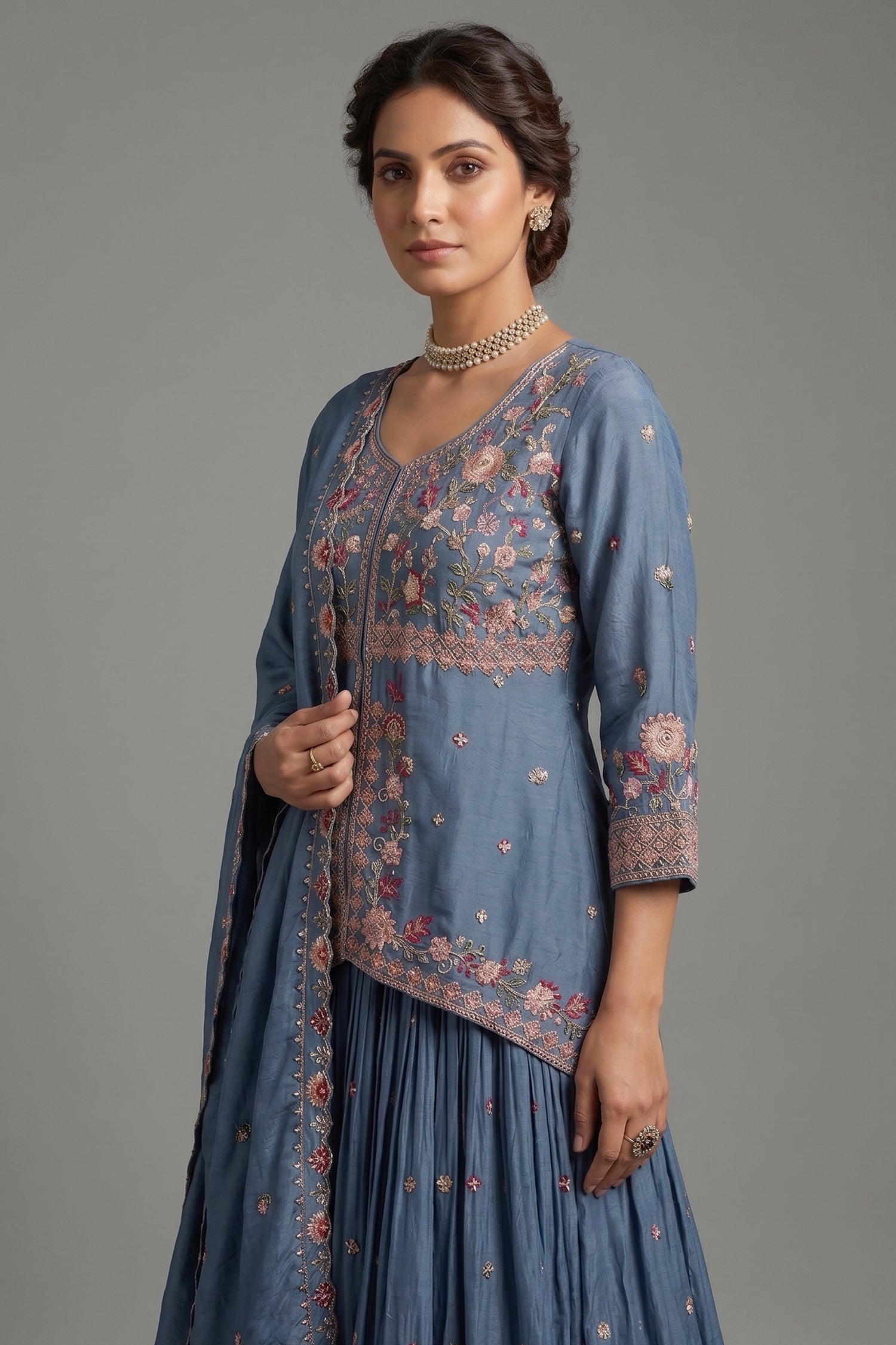 Peplum Lehenga Set